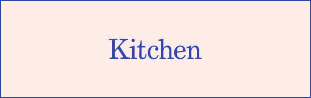 Section header: Kitchen