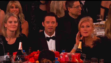 Hugh Jackman at an awards show
