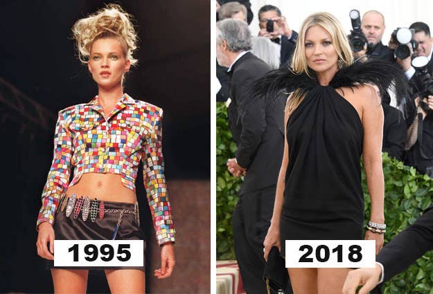 17 Side-By-Side Photos Of Iconic Supermodels Then And Now