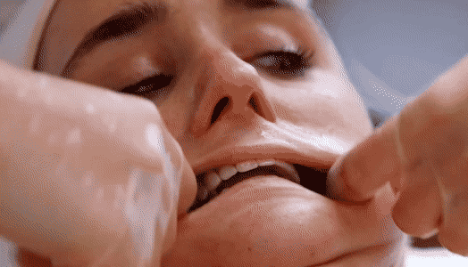 This is exactly what that looks like. As Sarah suggested, this could totally help people who suffer from Resting Bitch Face. LOL!