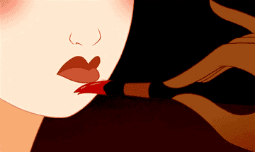 Mulan&#x27;s lipstick being applied