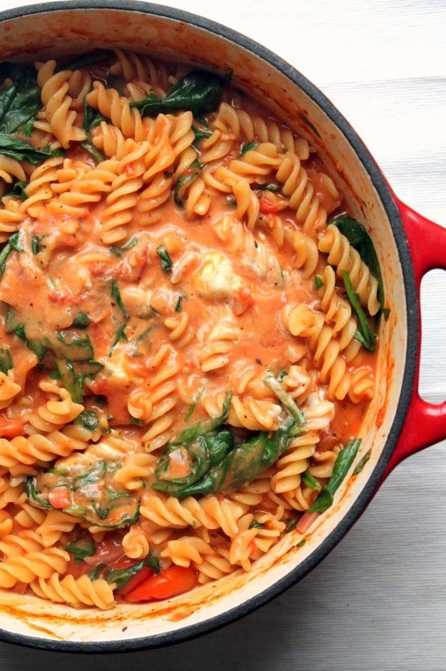 One Pot Pasta with Tomato &amp; Mascarpone Sauce