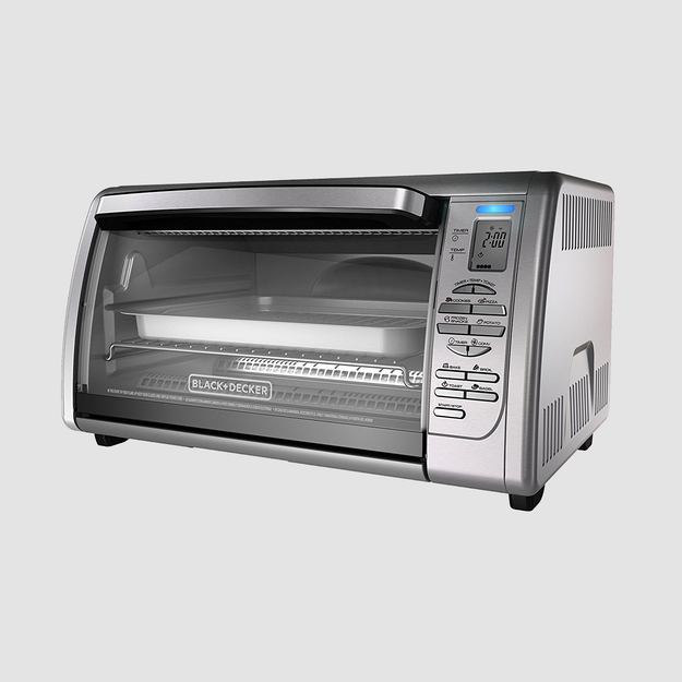 A countertop convection toaster oven, which will feel like a level-up even when you're throwing in leftovers that would have otherwise gone in the microwave.