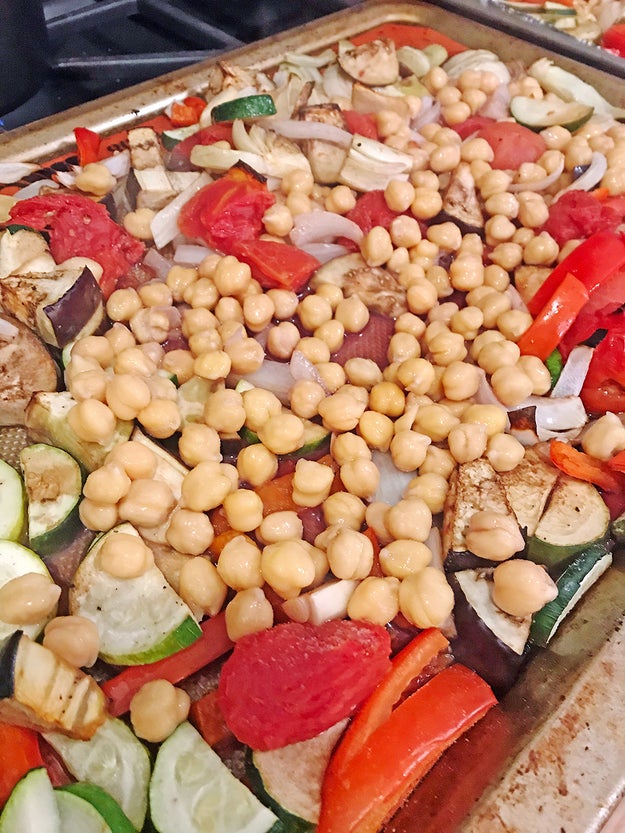 Chickpea and Fennel Ratatouille