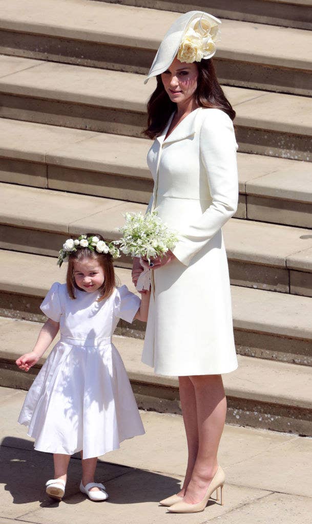Kate’s daughter, Princess Charlotte, looked pretty cute too!