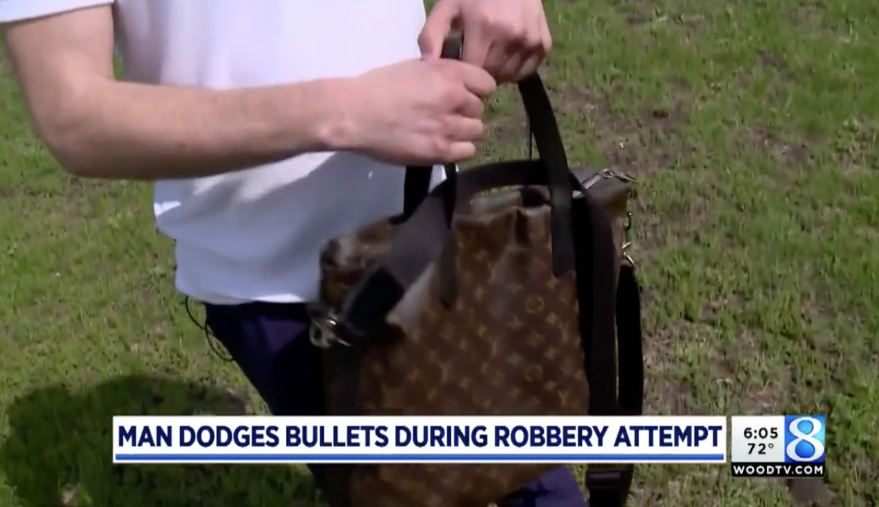 Man Refuses to Give Up His Louis Vuitton Bag at Gunpoint