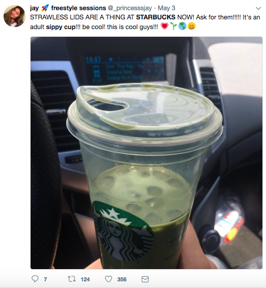 Starbucks Strawless Sippy Cups Are the New Norm for Iced Coffee