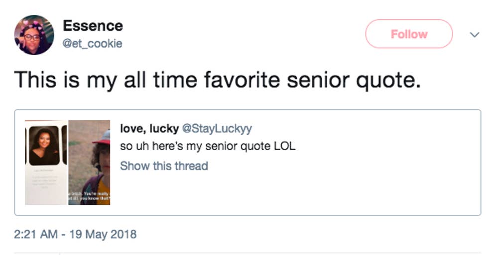 This Teen Used A Stranger Things Reference In A Yearbook Quote To Throw Shade This Teen Used A Stranger Things Reference In A Yearbook Quote To Throw Shade