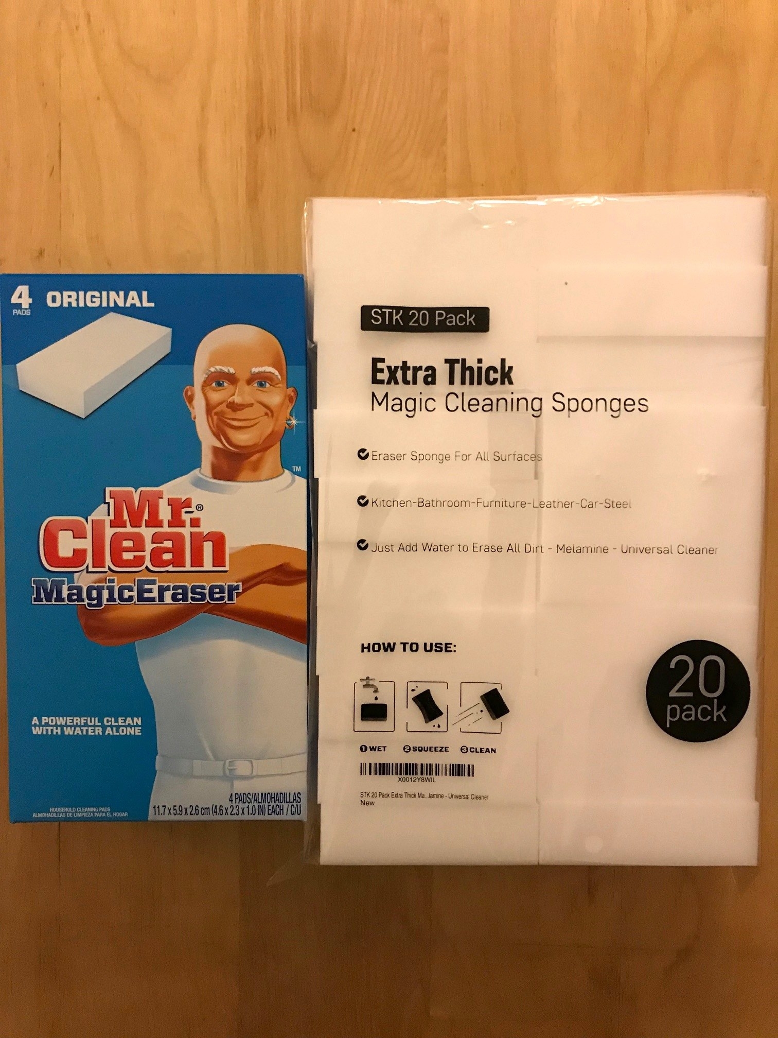 Extra Large Eraser Sponge (300 Pack) - Oh My Clean