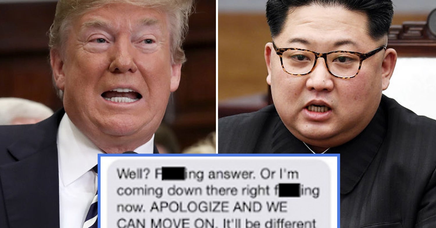 Here Are The First Drafts Of Trumps Letter To Kim Jong Un Probably