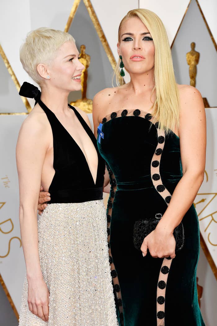 Michelle Williams Sent Busy Philipps A Life Size Cutout Of Herself