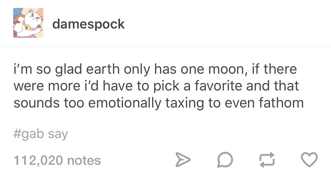 Just 21 Tumblr Posts Appreciating My Wife The Moon