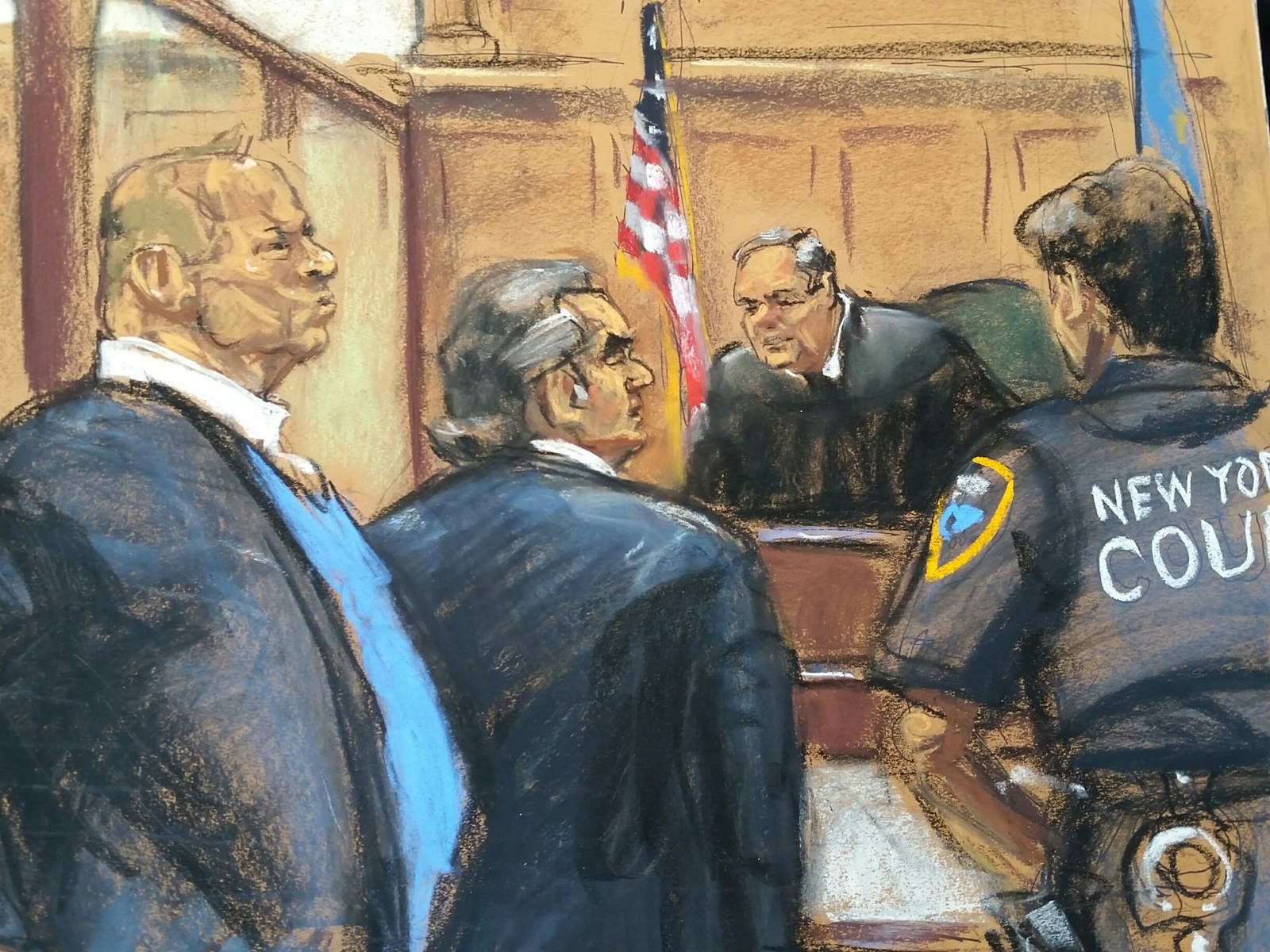 Hoo Boy, These Courtroom Sketches Of Harvey Weinstein Are Really Something