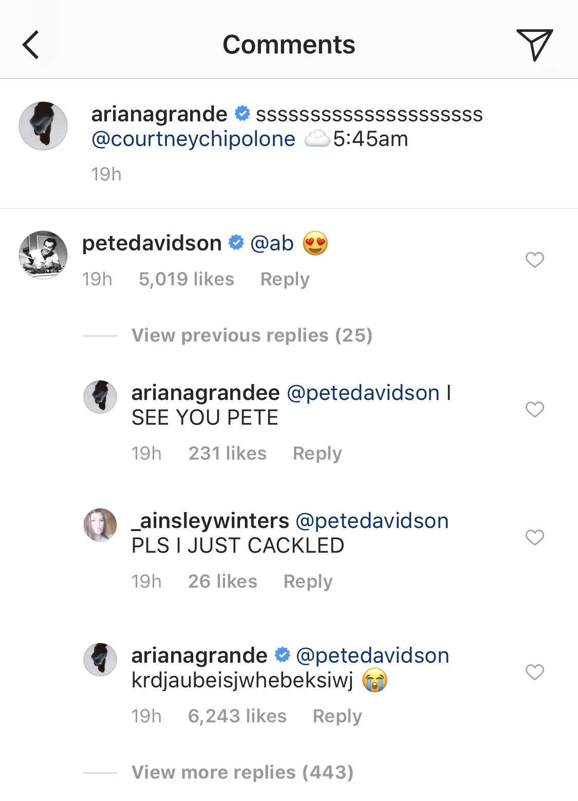 OK, Ariana Grande Has Some Messy Insta Stuff Happening With Antonio Brown And Pete ...1125 x 1558