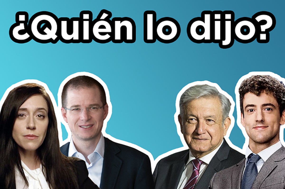 Puedes adivinar si esta frase la dijo un candidato o un personaje de 'Club  de Cuervos'?