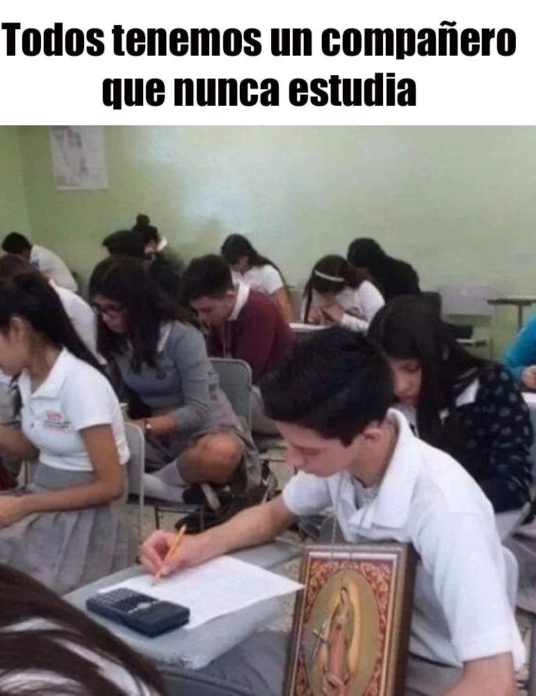 estudiando para los finales meme