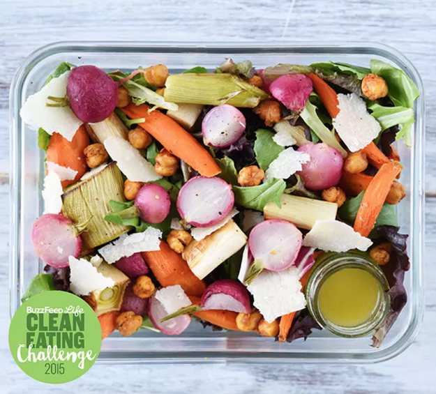 Roasted Spring Vegetable Salad With Chickpeas