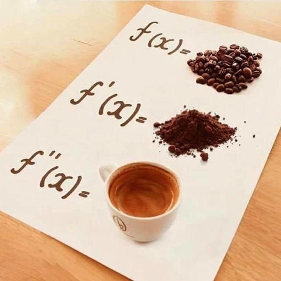 how coffee is made, f(x), f&#x27;(x), f&quot;(x)