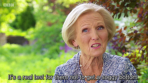 Everyone knows that we can’t go without our annual instalment of (objectively) the BEST food show on TV – the Great British Bake Off! Take some inspiration from the stars of the tent and why not make your own classic British cake. You could even have your own garden party bake off and ask everyone to bring their favourite bake. You don’t want to dampen the mood though, so watch out for those soggy bottoms!