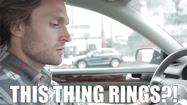 Using your thumbs >>> using your voice.