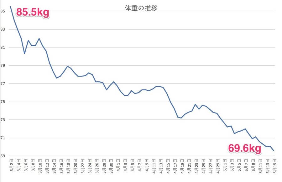 85キロの肥満おじさんがダイエットに挑戦した結果を発表します