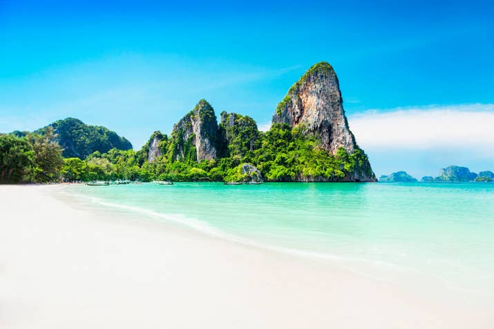 &quot;I was expecting Thailand to be overhyped and touristy, but when you are standing on those white beaches with that amazing clear water and jewel green islands dotting the sea all around you, it takes your breath away. It was like being put inside of a postcard.&quot; — wstripe2222