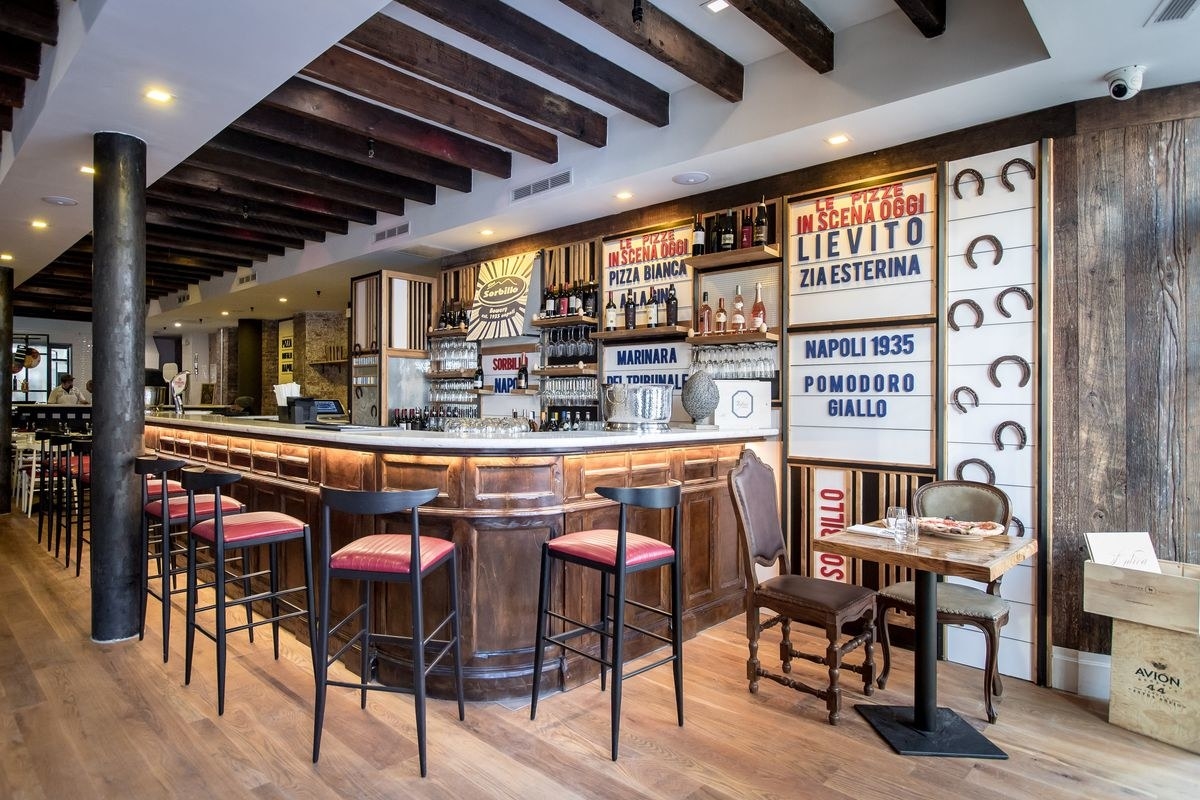 Famous Naples-based pizzeria Sorbillo opened its first US location on November 2017. Since then, the pizzeria has been whipping out its world-famous Neapolitan pies to New Yorkers and tourists alike. In addition to the famous pizzas, Sorbillo also serves a full menu of appetizers, salads, pastas, and more