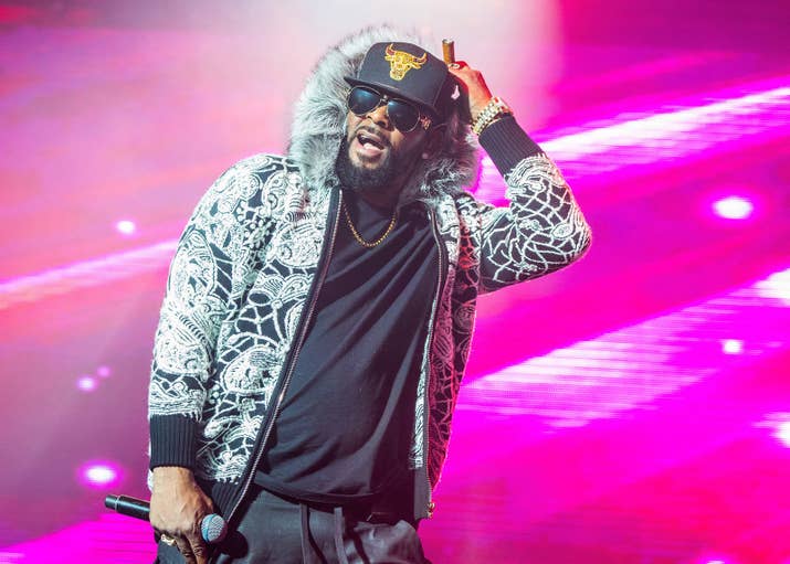 R. Kelly performs at Little Caesars Arena on Feb. 21, 2018, in Detroit.