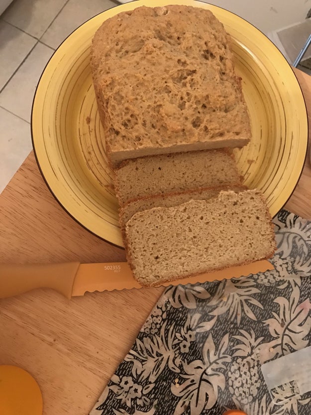 Making bread in this machine is super easy, and the product also comes with a handy recipe book. You can even delay the start of your bread so you'll come home to a perfectly timed fresh loaf.