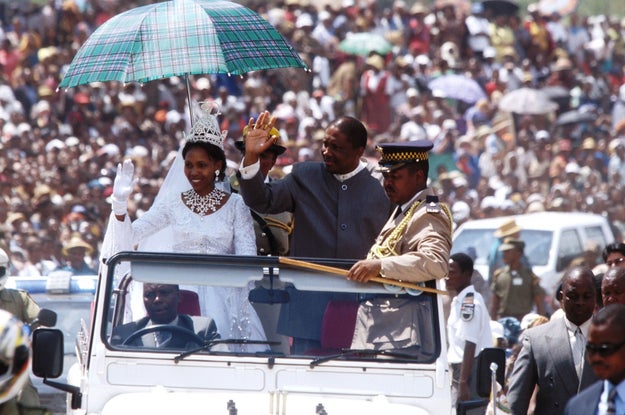 One of the largest royal weddings was that of Lesotho's King Letsie III and Anna Karabo Motšoeneng in 2000 — the ceremony took place in the country's national football stadium, which was filled to capacity with 40,000 spectators.