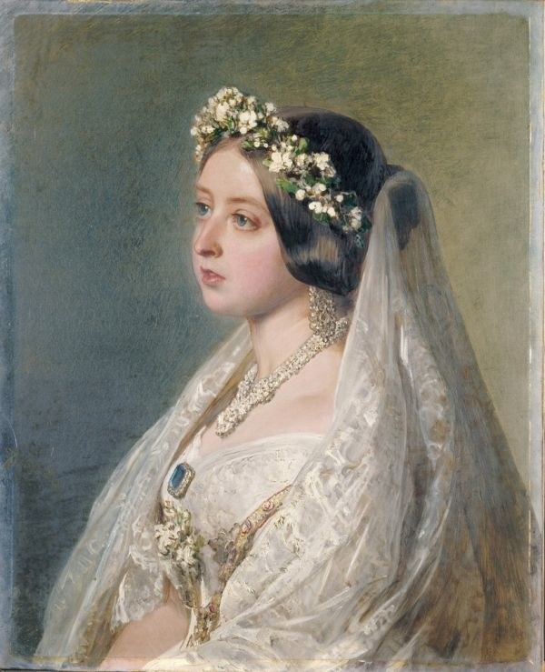The UK's Queen Victoria is largely responsible for beginning the tradition of brides wearing white wedding dresses.