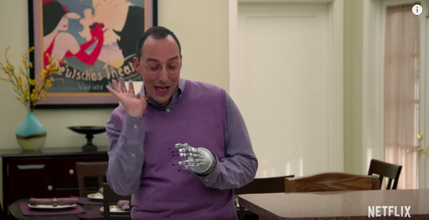 Buster (Tony Hale)'s missing hand seems to have taken a new shape.