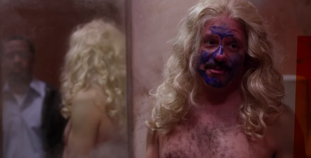 Tobias (David Cross) seems to still have a "blue man" affinity.