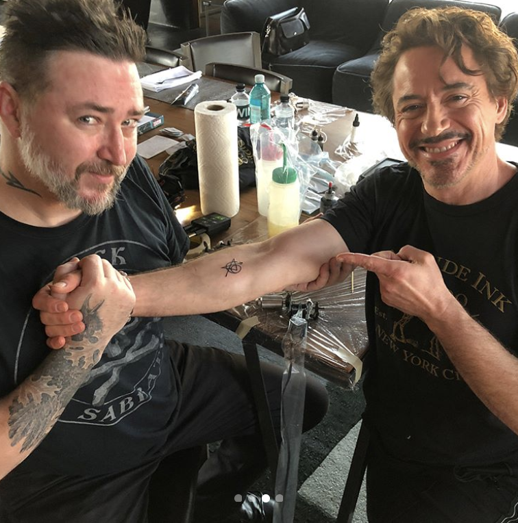 Infinity War Avengers cast get matching tattoos  BBC News