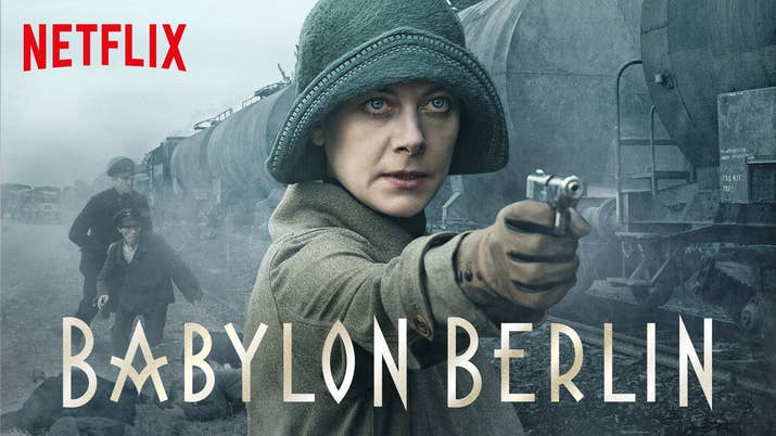 How Netflix describes it: &quot;A Soviet freight train's hijacking leads a haunted cop and a poor typist to uncover a political conspiracy amid the vice and glamour of 1929 Berlin.&quot;
