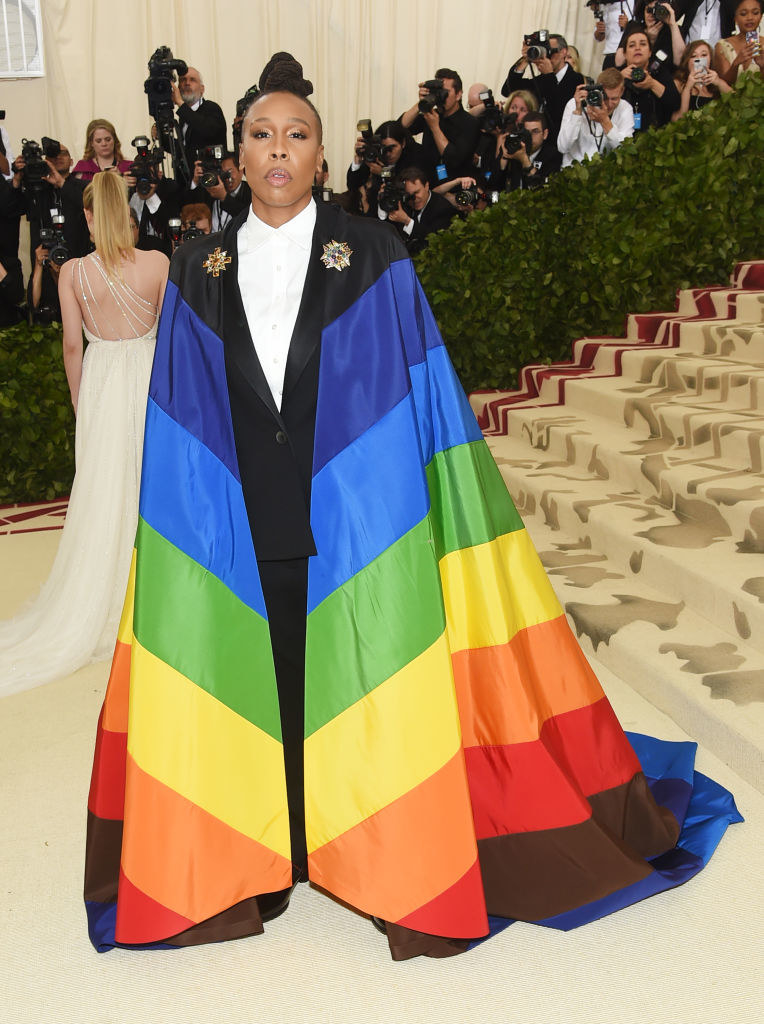 Met gala 2025 rainbow dress