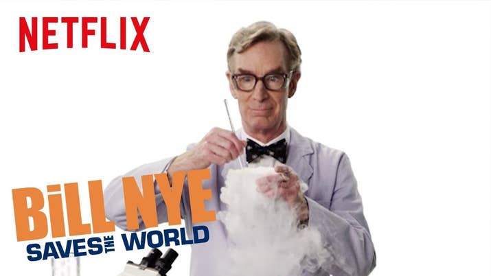 How Netflix describes it: &quot;Emmy-winning host Bill Nye brings experts and famous guests to his lab for a talk show exploring scientific issues that touch our lives.&quot;