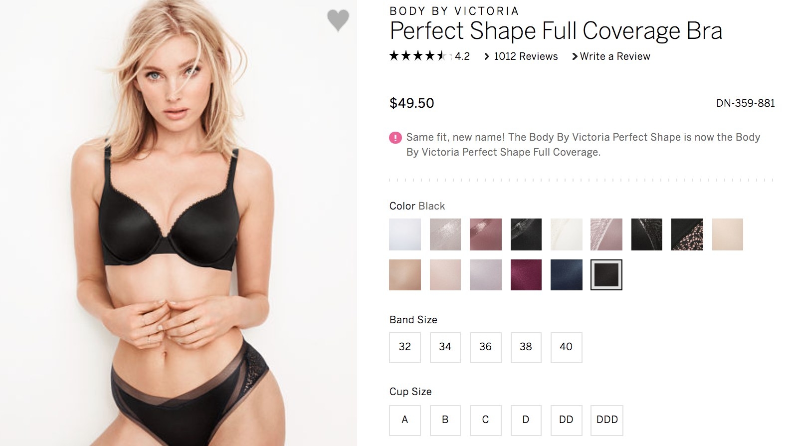 The Victoria's Secret Expert: Bra Review: Body by Victoria Perfect Shape