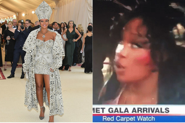 SZA Almost Breaking Her Neck To See Rihanna At The Met Gala Is All Of Us