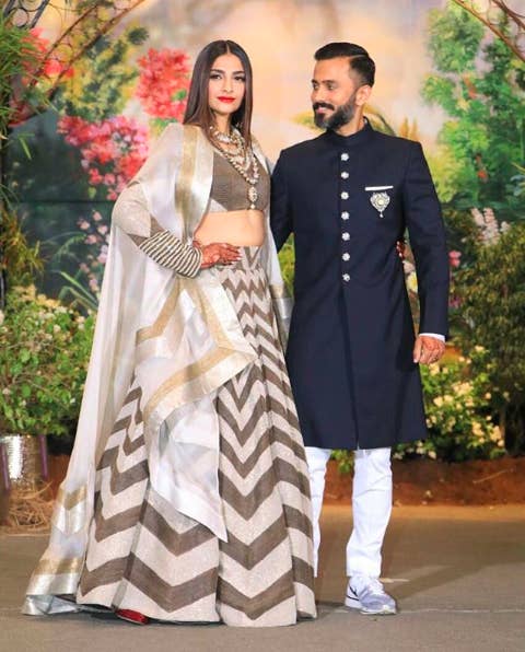 480px x 596px - Here's What All The Celebs Wore To Sonam Kapoor-Ahuja's Reception