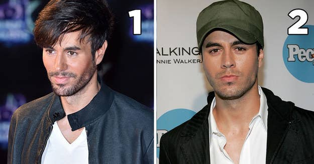 Can You Tell The Difference Between Younger And Older Photos Of Enrique  Iglesias?