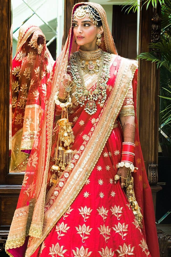 700px x 1052px - Here's What All The Celebs Wore To Sonam Kapoor's Wedding