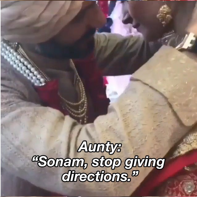 Auntyji didn't have much to say in return but sass more thankfully.