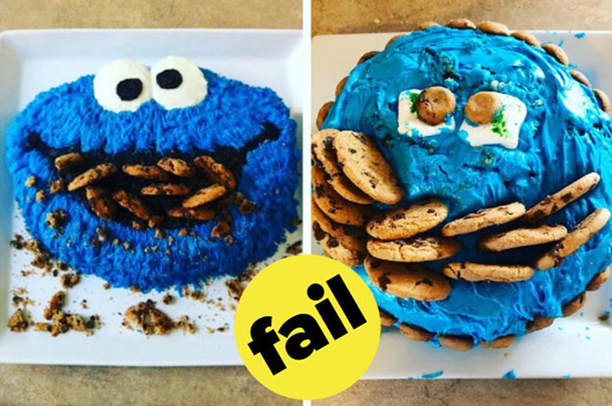 レシピとリアルの差 このケーキは大事故ですね