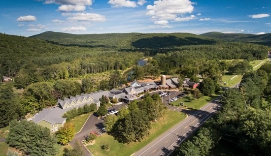 Nestled in the beautiful Catskills just two hours scenic drive from Manhattan, the Emerson Resort & Spa is the perfect representation of the Catskills' breathtaking views, spaciousness, and superior hospitality. The resort, named after poet Ralph Waldo Emerson, evokes natural earthiness with its color palate and overlooks the Esopus Creek and one of the region’s most magnificent peaks, Mount Tremper.