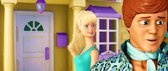 In the original script for Toy Story, Barbie was the love interest of Woody, not Little Bo Peep, but Mattel turned down the offer. Apparently, Mattel didn't want Barbie to be a part of ANY animated film, hoping to leave her neutral so that it would allow "girls to imprint any personality they wanted" on her. But, after the success of the first Toy Story, Mattel graciously offered Barbie's participation in both Toy Story 2 and Toy Story 3.