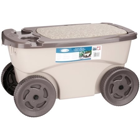 The scooter features a removable kneeling pad, a pull strap for easy transport,8.5 gallons of storage, a cupholder, and a lid.Promising review: "This is the third garden scooter I have owned over the years, and in many ways it is the best yet. It is lighter in weight than previous ones, has a pull rope, is very sturdy to sit on, and has a generous capacity for tools, gloves, etc. I'm very happy with it." —RainbowsenderPrice: $29