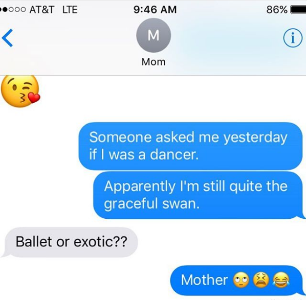 funny texts mom