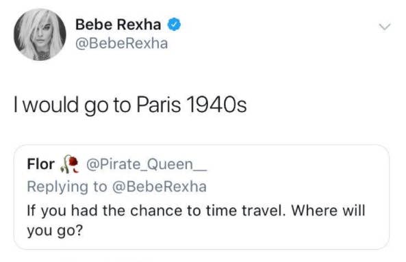 I Can T Stop Thinking About This Deleted Bebe Rexha Tweet I Can T Stop Thinking About This Deleted Bebe Rexha Tweet
