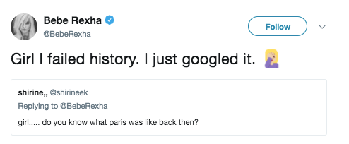 I Can T Stop Thinking About This Deleted Bebe Rexha Tweet